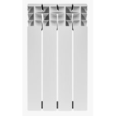 Радиатор Rommer Plus Bm 500 х 4 секции биметаллический секционный боковое подключение