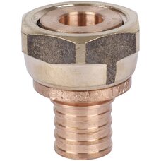 Переходник с накидной гайкой 16-G1/2 RX+ REHAU (РЕХАУ - 14563351001)