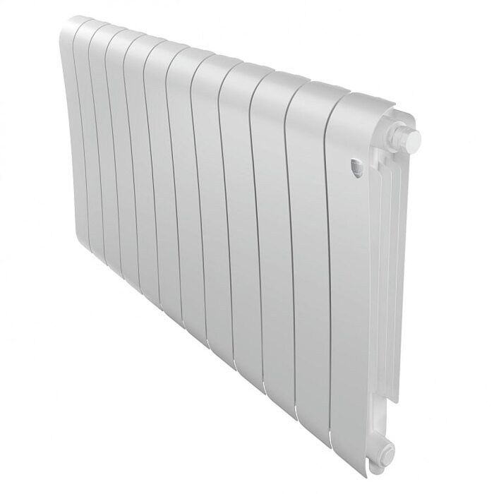 Радиатор биметаллический Royal Thermo Infinity 500 Bianco Traffico VR - 12 секционный (НС-1658377 РОЯЛ ТЕРМО)