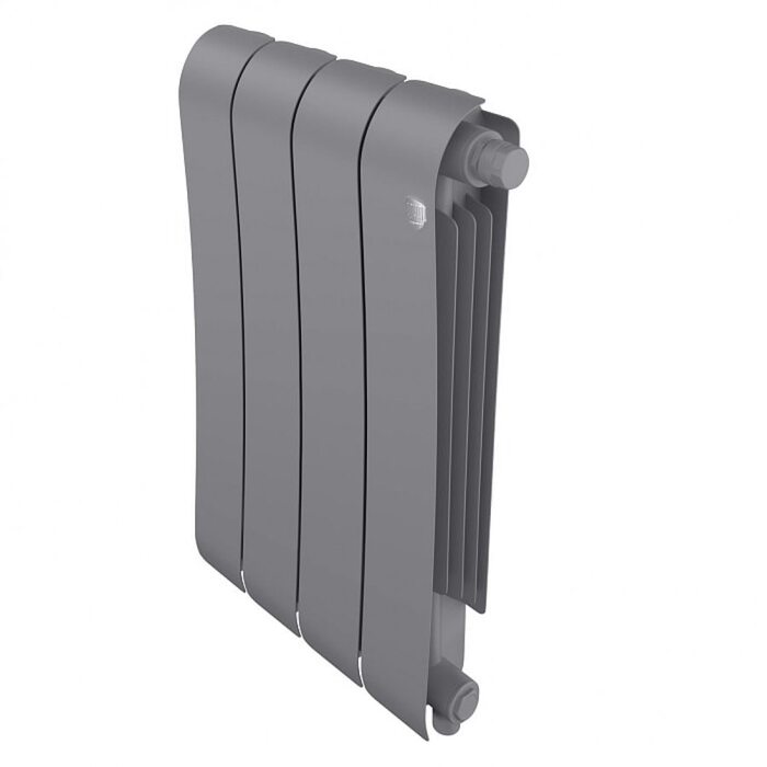 Радиатор биметаллический Royal Thermo Infinity 500 Silver Satin VR - 4 секционный (НС-1658387 РОЯЛ ТЕРМО)