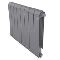 Радиатор биметаллический Royal Thermo Infinity 500 Silver Satin VR - 8 секционный (НС-1658389 РОЯЛ ТЕРМО)