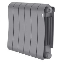 Радиатор биметаллический Royal Thermo Infinity 300 Silver Satin - 6 секционный (НС-1683696 РОЯЛ ТЕРМО)