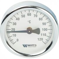 Термометр биметаллический 63 мм с крепежной пружиной, накладной Watts F+R810 TCM