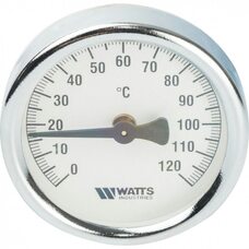 Термометр биметаллический 63 мм с крепежной пружиной, накладной Watts F+R810 TCM