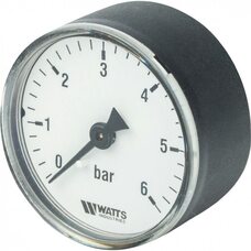 Манометр аксиальный 50 мм 1/4", 0-6 бар Watts F+R100