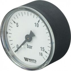 Манометр аксиальный 50 мм 1/4", 0-16 бар Watts F+R100