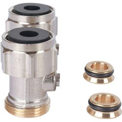 Узел нижнего подключения радиатора 3/4" НР x 3/4" НГ, прямой Multiflex F Oventrop
