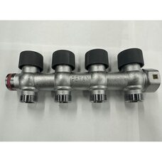 Коллектор REHAU (РЕХАУ - 11316473001)регулирующий, распределительный G3/4" с 4 отводами G 3/4"