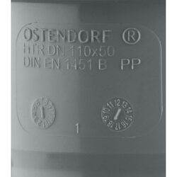 Переходник канализационный HTR 110х50 Ostendorf