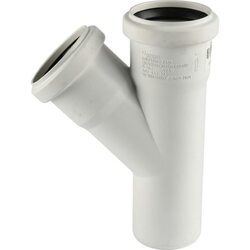 Тройник канализационный Raupiano Plus 50/50х45° REHAU (РЕХАУ - 11212341001)