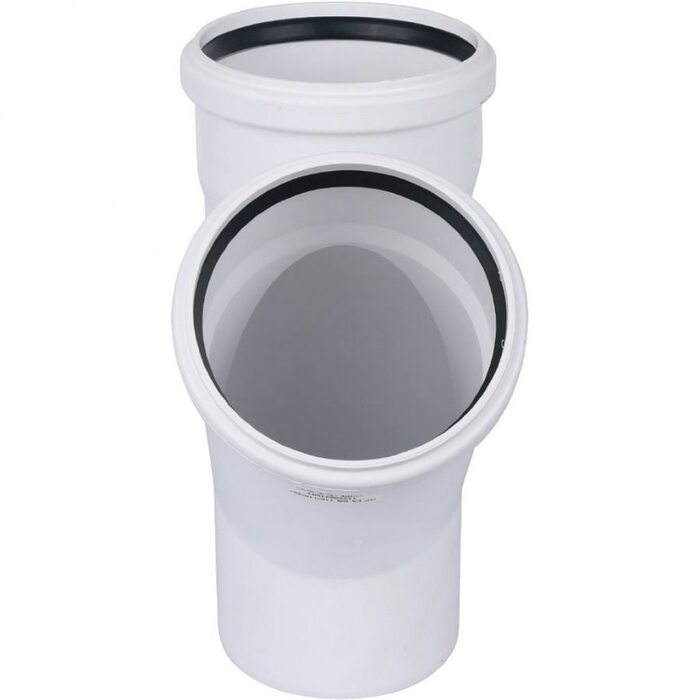 Тройник канализационный Raupiano Plus 110/110х45° REHAU (РЕХАУ - 11229841001)
