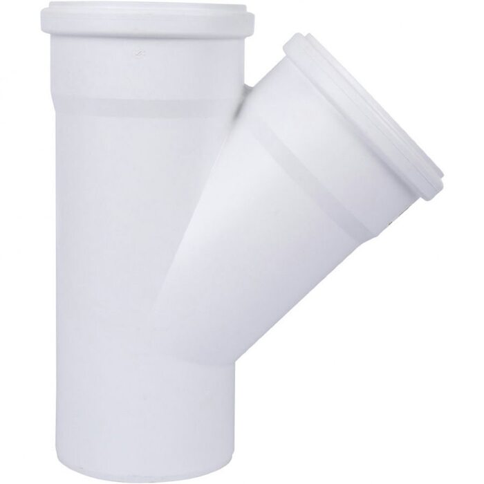Тройник канализационный Raupiano Plus 110/110х45° REHAU (РЕХАУ - 11229841001)