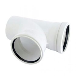 Тройник канализационный Raupiano Plus 110/110х87° REHAU (РЕХАУ - 11230051001)