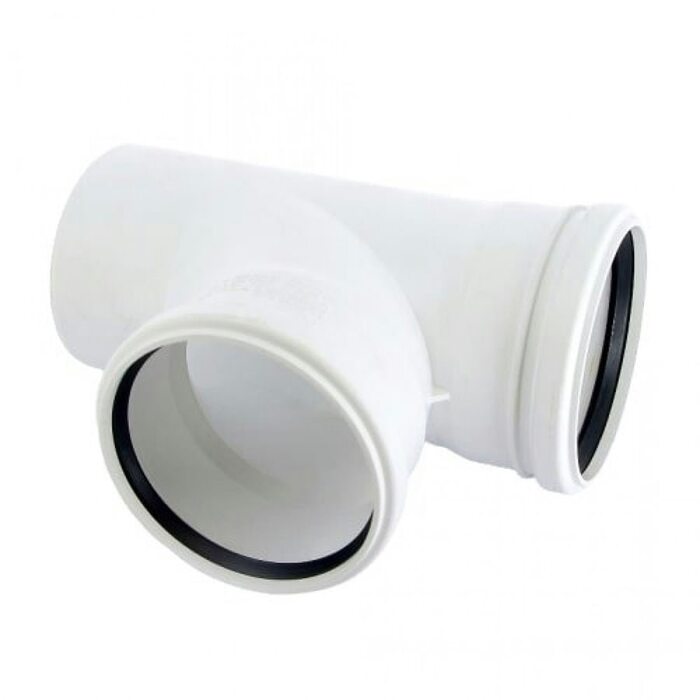 Тройник канализационный Raupiano Plus 110/110х87° REHAU (РЕХАУ - 11230051001)