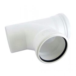 Тройник канализационный Raupiano Plus 110/110х87° REHAU (РЕХАУ - 11230051001)