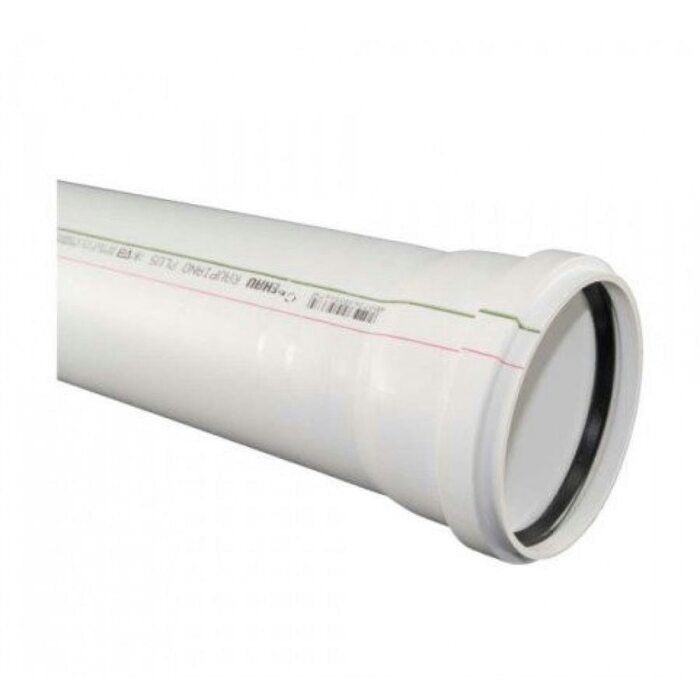 Труба канализационная Raupiano Plus 40/1000 мм REHAU (РЕХАУ - 11230341200)