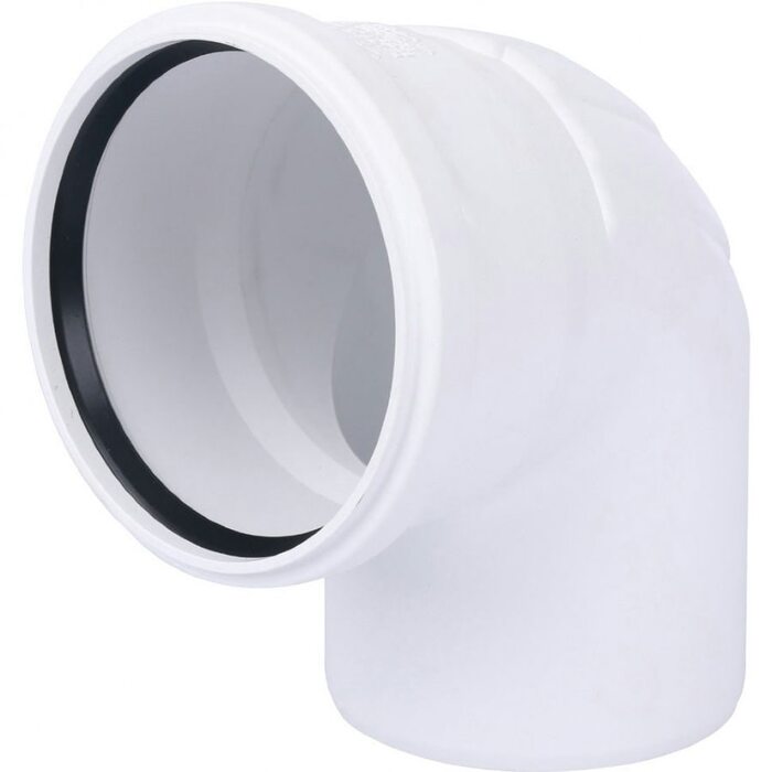 Отвод канализационный Raupiano Plus 110х87° REHAU (РЕХАУ - 11234641001)