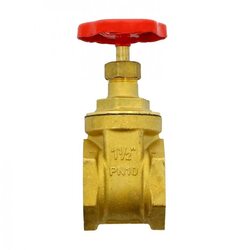 Задвижка клиновая резьбовая 1 1/2", муфтовая латунная Itap