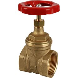 Задвижка клиновая резьбовая 1 1/4", муфтовая латунная Itap