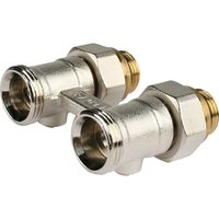 Узел нижнего подключения радиатора 1/2" НР x 3/4" НР, прямой REHAU (РЕХАУ - 12407271001)