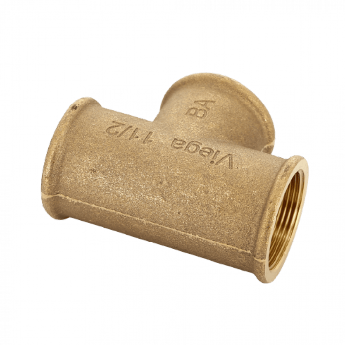 Тройник ВР 1 1/2", бронза Viega