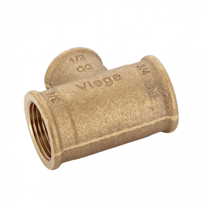 Тройник переходной с внутренней резьбой 3/4"x1/2"x3/4" Viega