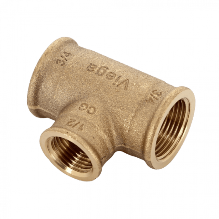 Тройник переходной с внутренней резьбой 3/4"x1/2"x3/4" Viega