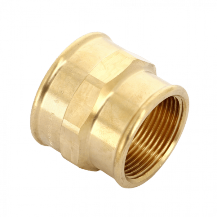 Муфта переxодная ВВ 1 1/2"x1 1/4", бронза Viega