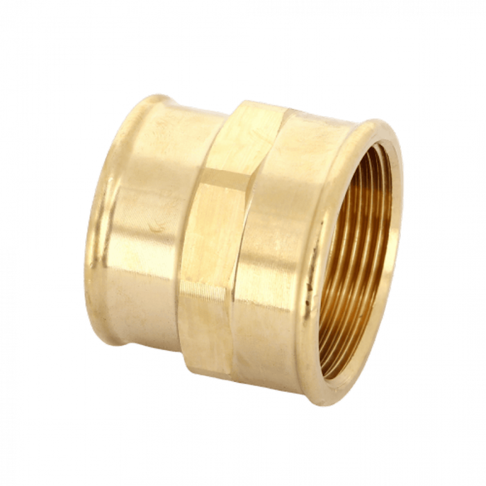 Муфта переxодная ВВ 1 1/2"x1 1/4", бронза Viega
