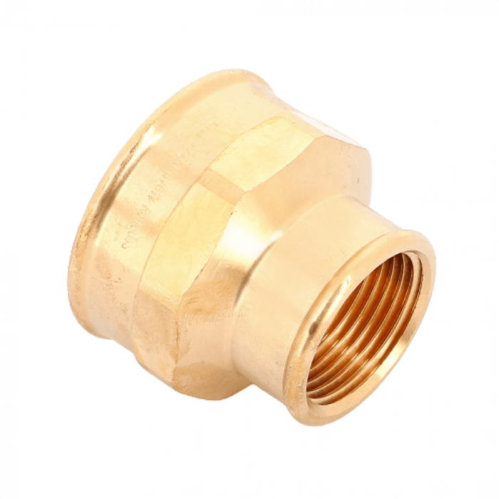 Муфта переxодная ВВ 1 1/2"x1", бронза Viega