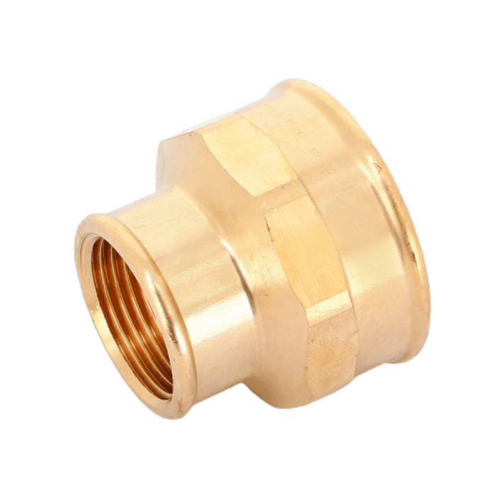 Муфта переxодная ВВ 1 1/2"x1", бронза Viega