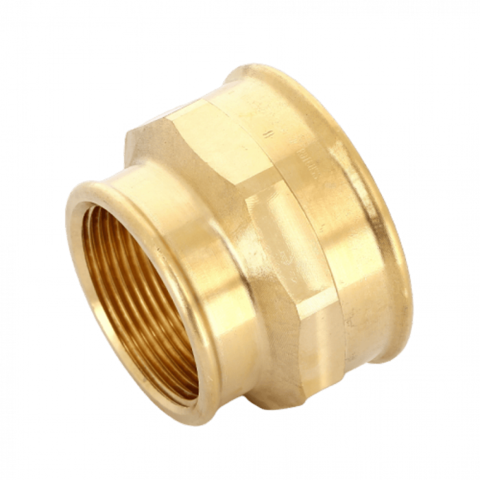 Муфта переxодная ВВ 2"x1 1/2" бронза Viega