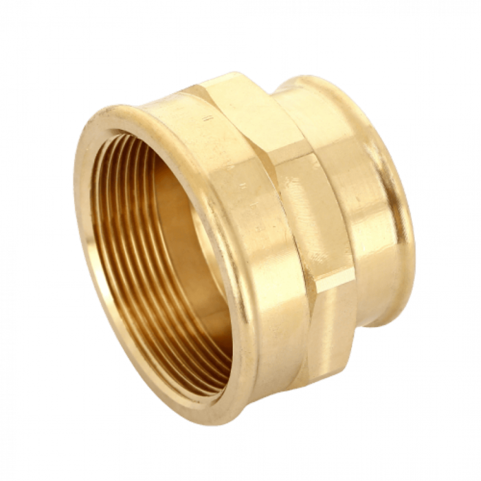 Муфта переxодная ВВ 2"x1 1/2" бронза Viega