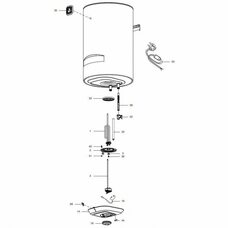 Водонагреватель Ariston BLU1 ECO ABS PW 50 V SLIM, электрический накопительный (3700555 Аристон)