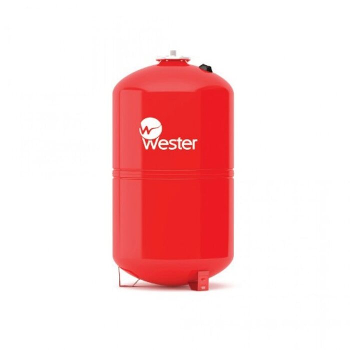 Бак расширительный мембранный Wester WRV - 100 л PN5, Tmax100°C, вертикальный, на ножках (0-14-0140 Вестер)