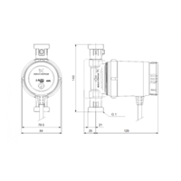 Насос циркуляционный Comfort 15-14 BXA PM Grundfos (97916749 Грундфос)