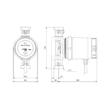 Насос циркуляционный Comfort 15-14 BA PM Grundfos (97916757 Грундфос)