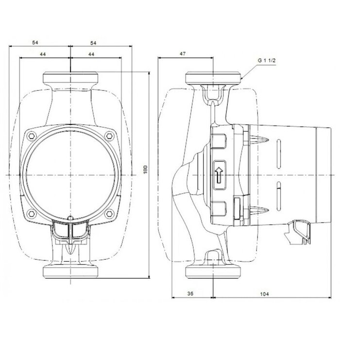 Насос циркуляционный Star-RS 25/7 Wilo (4119788 Вило)