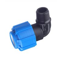 Уголок с наружной резьбой 20x1/2" ПНД Политэк