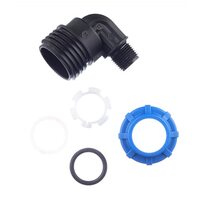 Уголок с наружной резьбой 25x1/2" ПНД Политэк