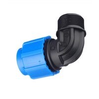 Уголок с наружной резьбой 32x1 1/4" ПНД Политэк
