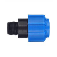 Муфта с наружной резьбой 20x1/2" ПНД Политэк