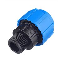 Муфта с наружной резьбой 25x3/4" ПНД Политэк