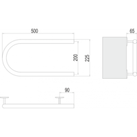 Электро 25 П-обр 500х200 Полотенцесушитель TERMINUS