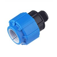 Муфта с наружной резьбой 25x1/2" ПНД Политэк