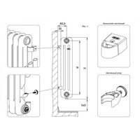 Стальной трубчатый радиатор RIFAR TUBOG TUB 3037 DV1 24 секции