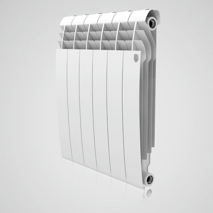 Радиатор алюминиевый секционный Royal Thermo Biliner Alum Bianco Traffico 500 х 6 секций
