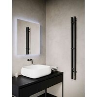Стойка электро DUO проф1200 крашеный TERMINUS, RAL 9005 матовый