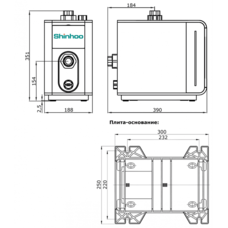 Насосная установка AQUAMASTER 3-45 Shinhoo (72111001 Шинху)