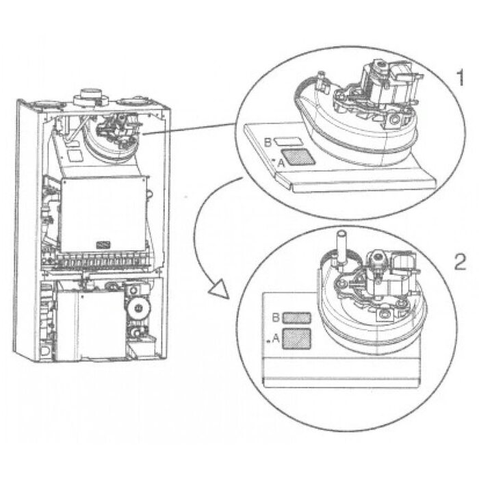 Котел газовый настенный Baxi ECO-4S 24F (7659670-- Бакси)